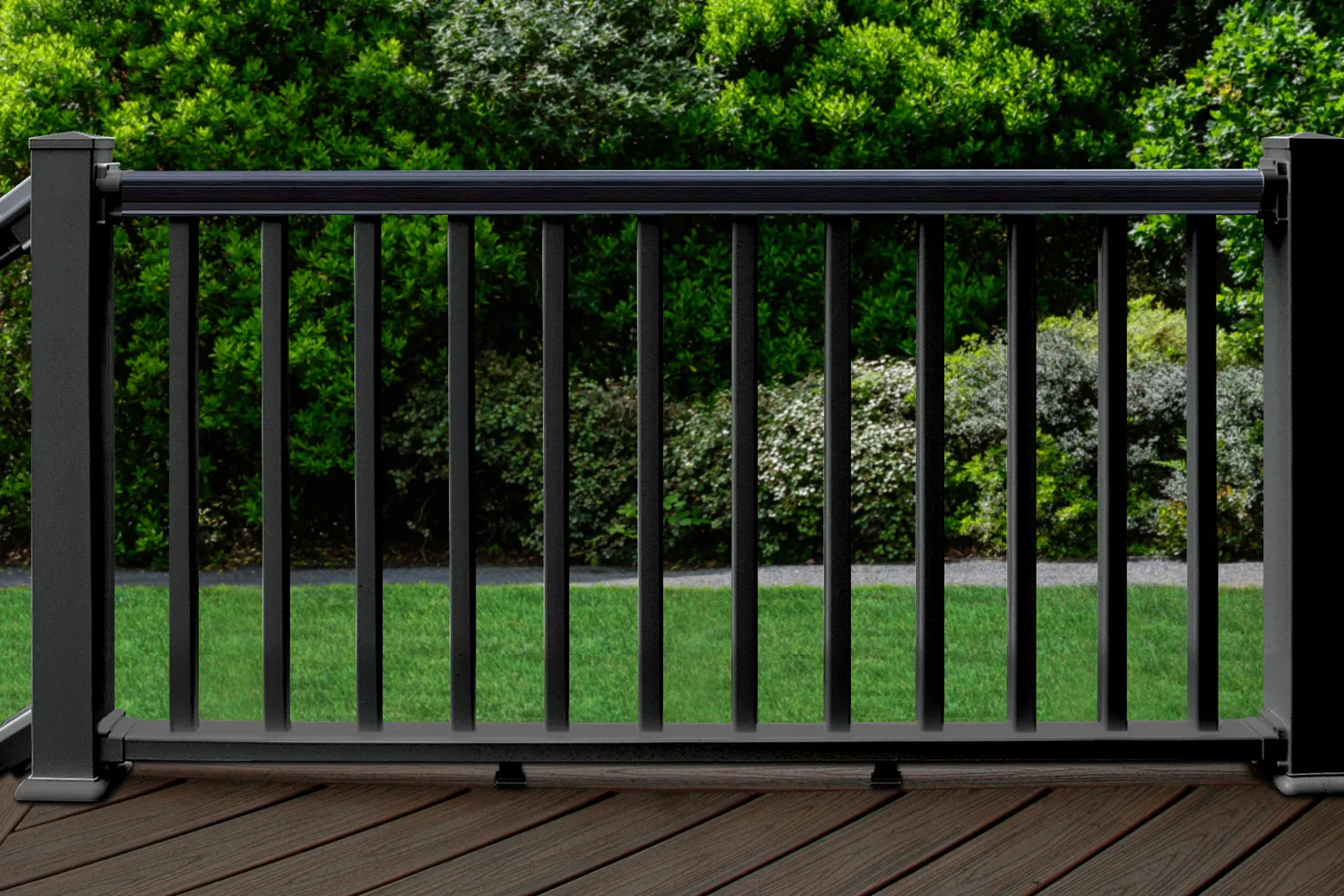 Premium Rail Black Railing Fence Canada Premium Rail Black Railing Fence Canada