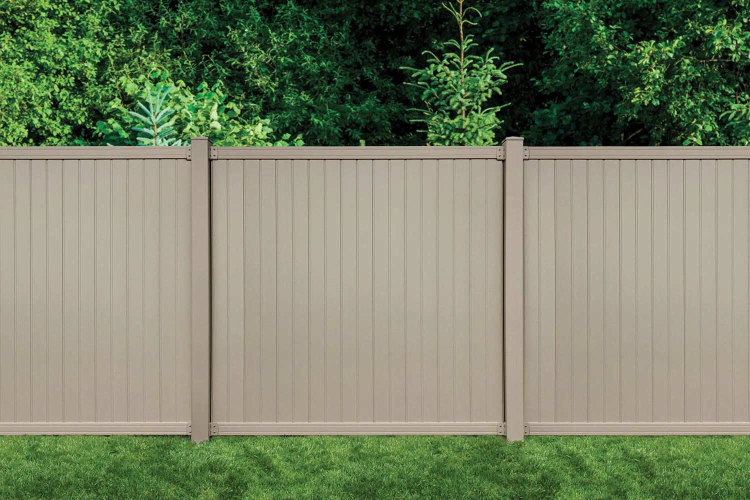 6' x 6' Belfast Privacy Fence Panels and Gate Tan 1000 - Privacy Fence