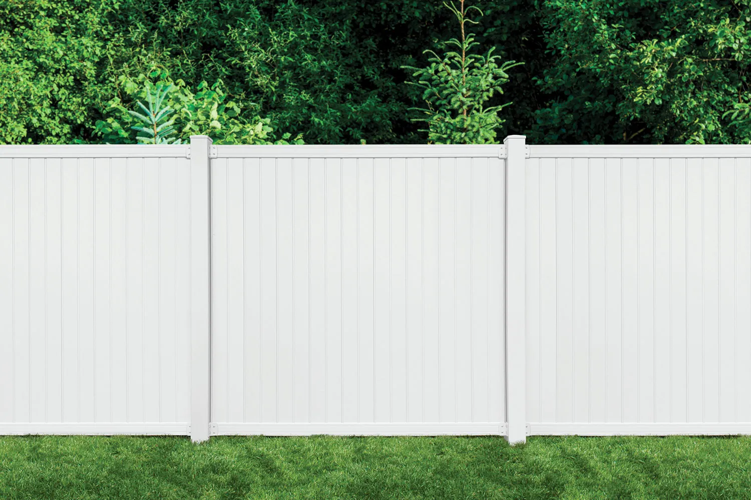 6' x 6' Belfast Privacy Fence Panels and Gate White 1001 - Privacy Fence