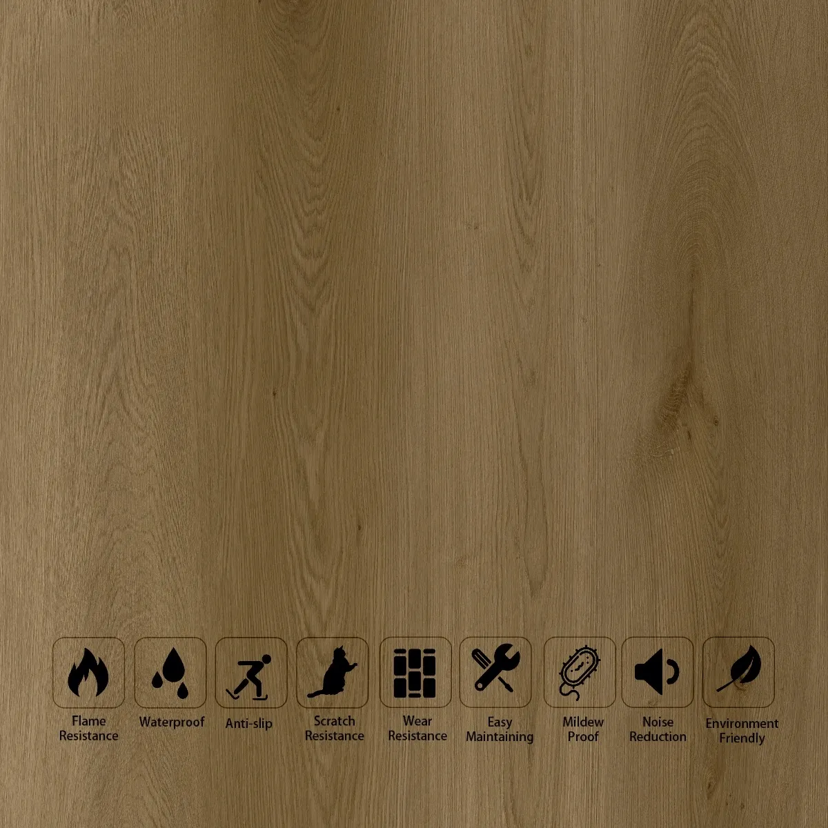 Vinyl Floor Heritage Brown image 3