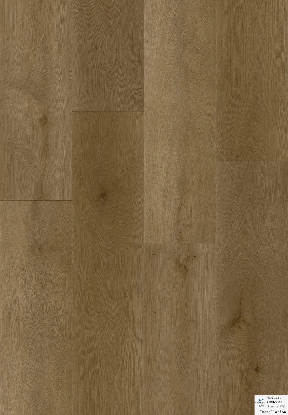 Vinyl Floor Heritage Brown image 5