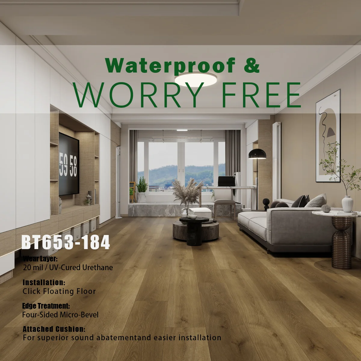 Vinyl Floor Heritage Brown image 7